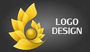 How to Create Flower Logo Design In Corel Draw - Corel draw tutorial