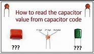 How to read Ceramic Capacitor value from Capacitor code || How to read capacitor code