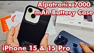 iPhone 15 / 15 Pro: 7000 mAh Battery Case w/ Wireless Charging Review (Alpatronix)