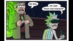 Gravity Falls + Rick and Morty - Rick and Ford [Crossover]