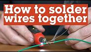 How to solder two wires together | Crutchfield