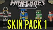 Minecraft PS3 - Skin Pack 1 (ALL NEW SKINS)