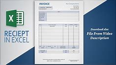 Creating Professional Invoice in Excel | Receipt Making Tutorial | Free Template