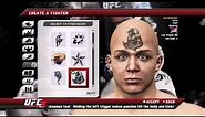 UFC Undisputed 3 In depth Tattoo in create a fighter 2012