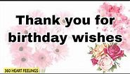 Thank you for birthday wishes | thank you all for greetings | thank you quotes | thanking images