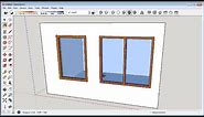 Sketchup How To Make Windows