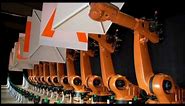Synchronized dancing industrial robots