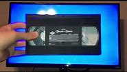 Demonstration On My Mitsubishi VCR On My Sword In The Stone 1991 Ink Label VHS