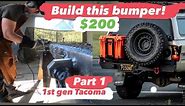 $200 DIY Bumper! How to build the ultimate Tacoma rear bumper for under $200
