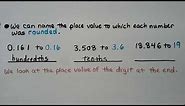 5th Grade Math 3.4, Round Decimals Using Place Value or Place-value Chart