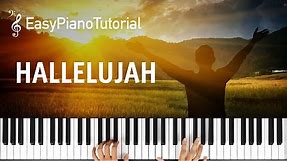 Hallelujah - Piano Tutorial + Free Sheet Music