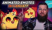 Make FREE animated emotes for Twitch! | [Canva Tutorial + Secret Hack]