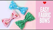 How to Make Fabric Bows, DIY Hair Accessories, DIY Fabric Bow