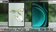 Discover the Winner: Oneplus Pad Go vs Samsung Galaxy Tab s9 FE