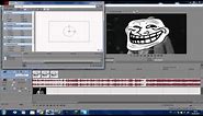 Sony Vegas Tutorial - Moving Trollface(s) / Trackanimation