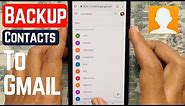 How to Backup Phone Contacts to Gmail (Android)