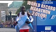 Eliud Kipchoge Breaks Marathon WORLD RECORD In Berlin, Runs 2:01:09! || RACE VIDEO