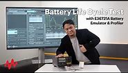 #Battery Life Cycle #Test With Keysight’s E36731A Battery Emulator & Profiler