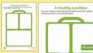 Healthy Lunchbox Worksheet