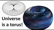 Universe is a torus, time is room