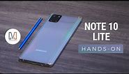 Samsung Galaxy Note 10 Lite Hands-on