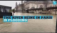France: The river Seine in Paris is flooding