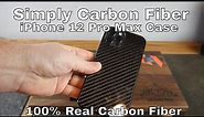 Simply Carbon Fiber iPhone 12 Pro Max Case: Sleek, Stylish, Manly Case