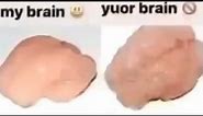 My brain vs your brain (meme)