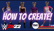 How To Create These Attires Of Alexa Bliss! WWE 2K22 Creation