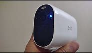 Arlo Essential Wireless Camera. How to open and access batteries.