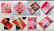 4 Valentines Day Card Ideas | Valentine Day Gift Cards | Valentines Day Special Crafts