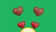 Love Emoji green screen | Animated Emoji #humloart