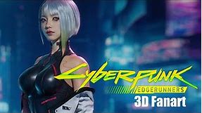 Cyberpunk: Edgerunners LUCY - 3D Fanart