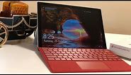 Microsoft Surface Pro Signature Type Cover Keyboard - Poppy Red - Unboxing & Full Review