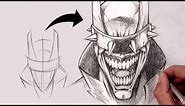 How To Draw the Batman Who Laughs