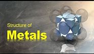 Metals 101-2 The Structure of Metals