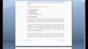 ISO 9001 Quality Manual Template demonstration