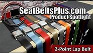 SeatBeltsPlus.Com - 2-Point Lap Belts Spotlight
