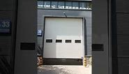 introduce xufeng logistics sectional industrial door for factory warehouse
