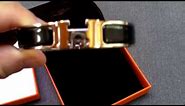 Hermes H Bracelet Clic Clac Black GM