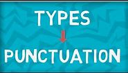 Punctuation | Types of Punctuation | Six Types | Examples | Exercise #Punctuation