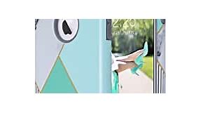 ULAK iPhone 6 Plus Case, iPhone 6S Plus Case, Slim Dual Layer Soft Silicone Hard Back Cover Anti Scratches Protective Case for Apple iPhone 6 Plus / 6S Plus 5.5 inch (Geometric+Mint)
