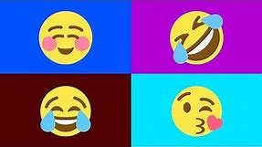 SMILEY EMOJI - Meanings of all Smileys in English - Smiley Videos for Kids, Toddlers & Preschool