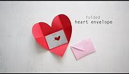 DIY: Folded Heart Envelope