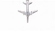 925 Sterling Silver Airplane Pendant Charm Necklace Travel Transportation Man Fine Jewelry For Dad