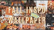 How to make #aesthetic collage wallpaper: Fall Inspo Wallpaper Tutorial