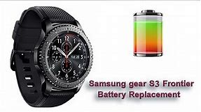 How To Replace Samsung Gear S3 Frontier Battery | Step By Step