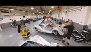 Inside Morgan | Drone tour of the Morgan car factory production line