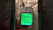 RARE Sanyo SCP-6000 Cell Phone 2001