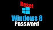 Reset Windows 8 Password